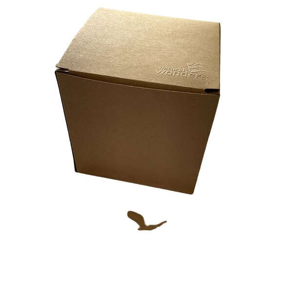 Natural Wonders Brown Kraft Cardboard Box 6x6x6 Eco Friendly Recyclable u - Picture 2 of 6